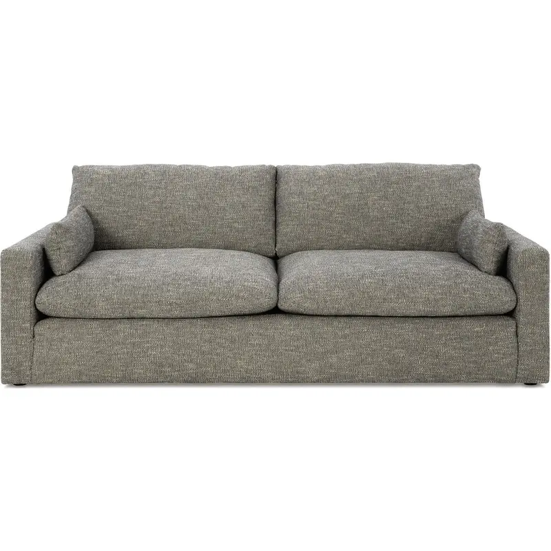 Dramatic Granite Upholstered Sofa 1
