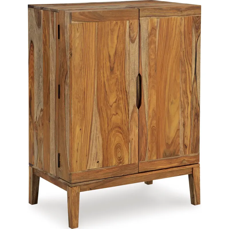 Dressonni Brown Bar Cabinet With Storage – Model D790-66 1