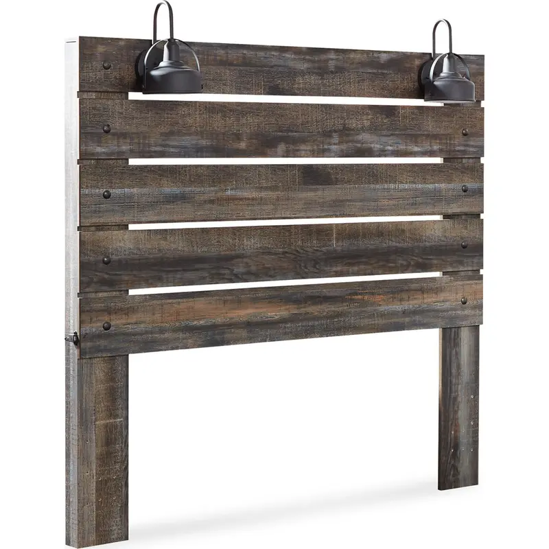 Drystan Multi-Tone Panel Headboard – Full Size, Modern Farmhouse Style 1