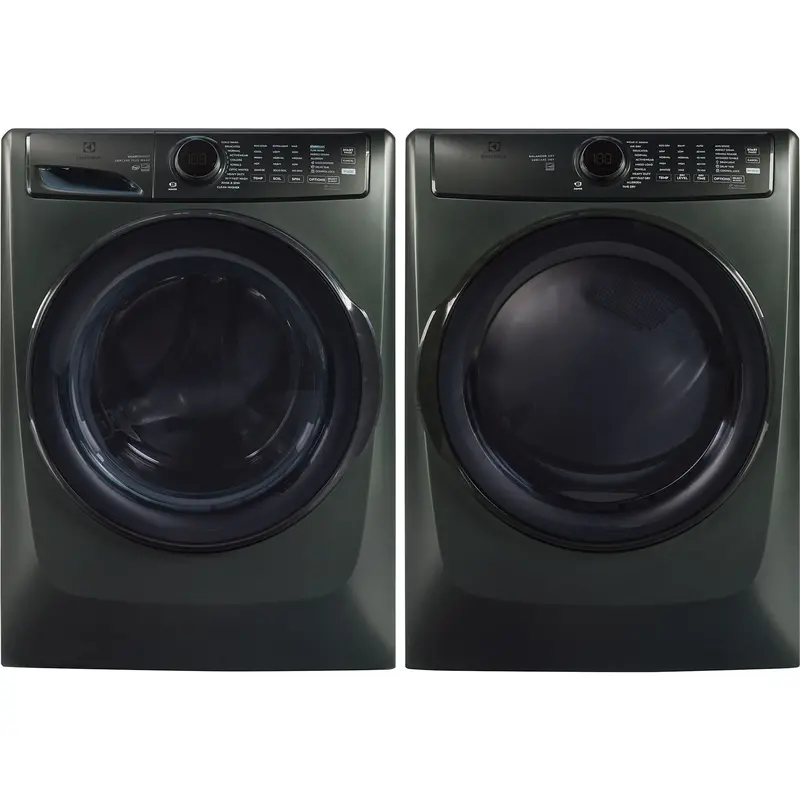 Electrolux Alpine Green Front-Load Washer And Dryer Pair (Elfw7738Aa & Elfe773Caa) 1