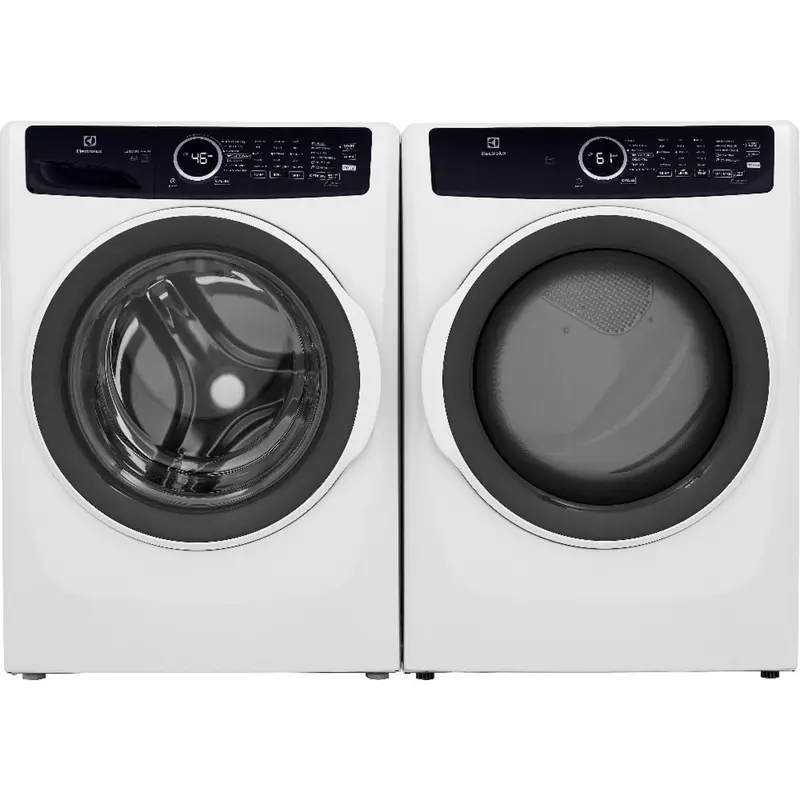 Electrolux Elfw7437Aw-Elfe743Caw White Front-Load Washer And Dryer Pair 1