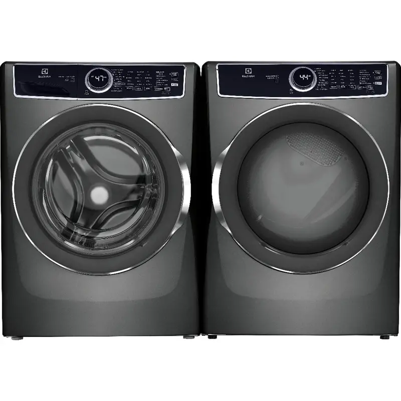 Electrolux Elfw7537At-Elfe753Cat Titanium Front-Load Washer And Dryer Set 1