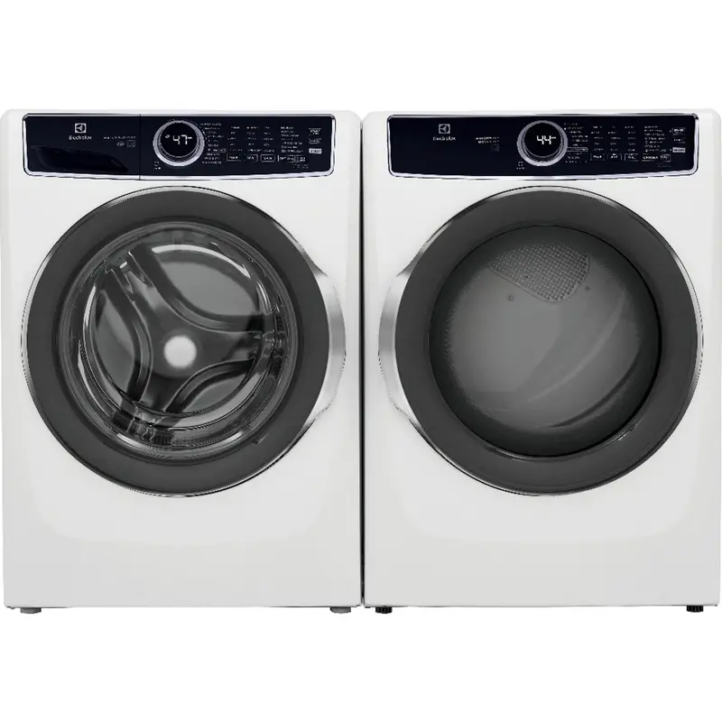 Electrolux Front-Load Washer & Dryer Set – White Finish (Elfw7537Aw & Elfe753Caw) 1