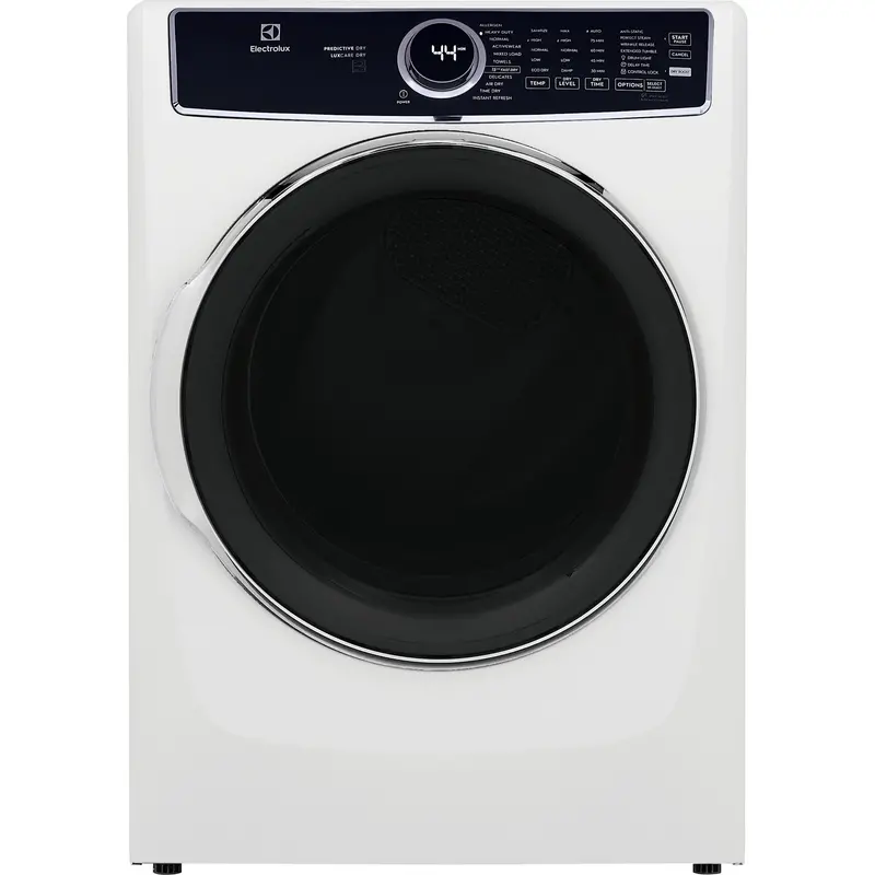 Electrolux Luxcare Gas Dryer – 8.0 Cu. Ft., Steam & Instant Refresh, White (Elfg7637Aw) 1
