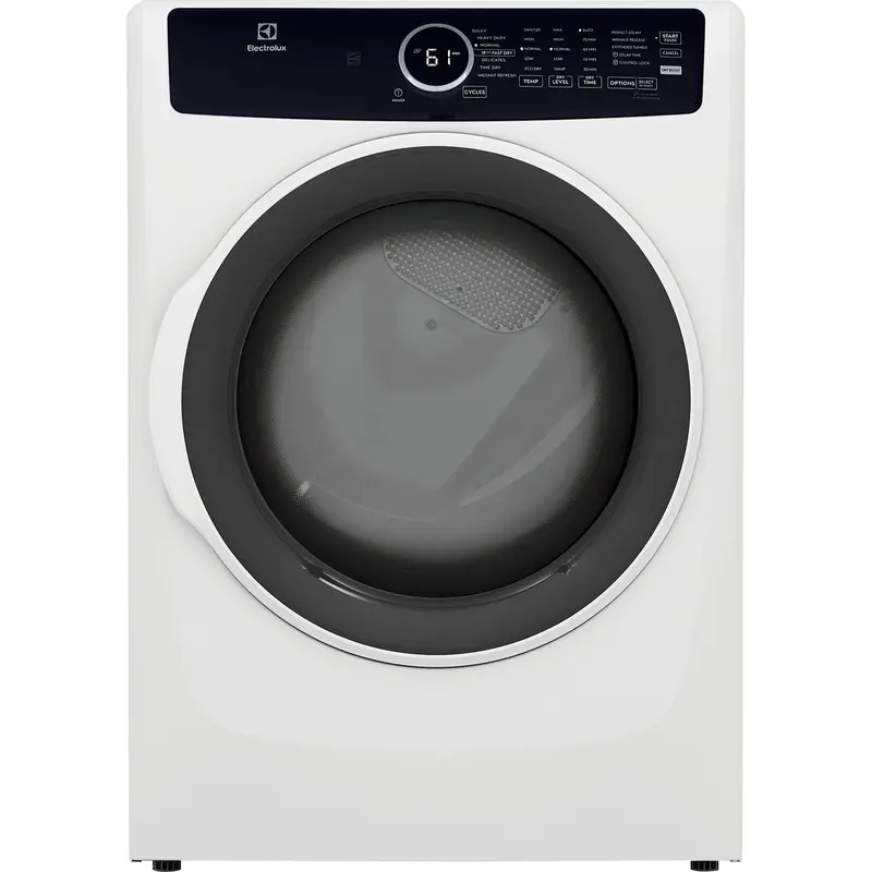 Electrolux Steam Gas Dryer – 8.0 Cu. Ft., Instant Refresh, White (Elfg7437Aw) 1