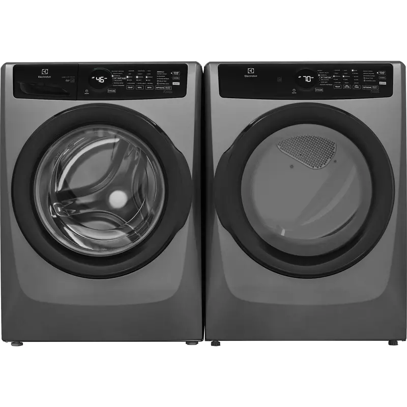 Electrolux Titanium Front-Load Washer And Dryer Combo (Elfw7437At & Elfe743Cat) 1