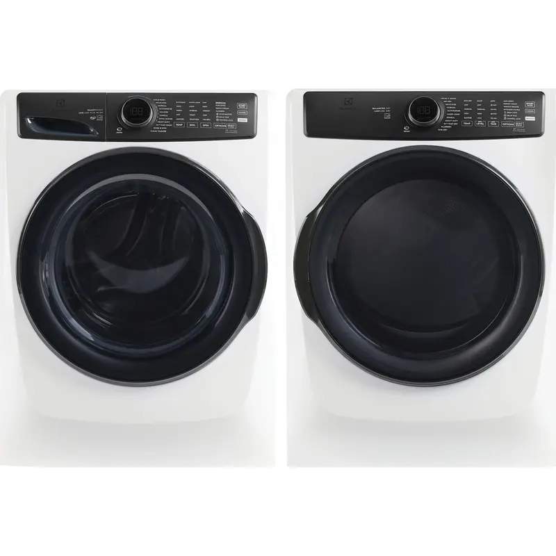 Electrolux White Front-Load Washer And Dryer Combo (Elfw7738Aw + Elfg7738Aw) 1
