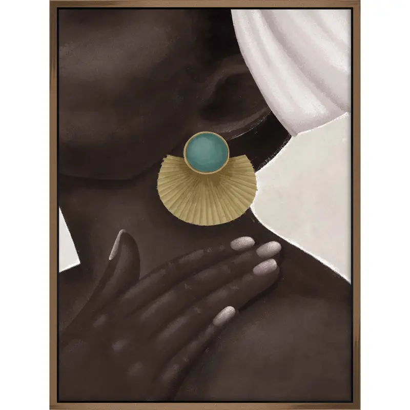Elegance Oversized Wall Art – 32" X 42" Framed Statement Piece 1