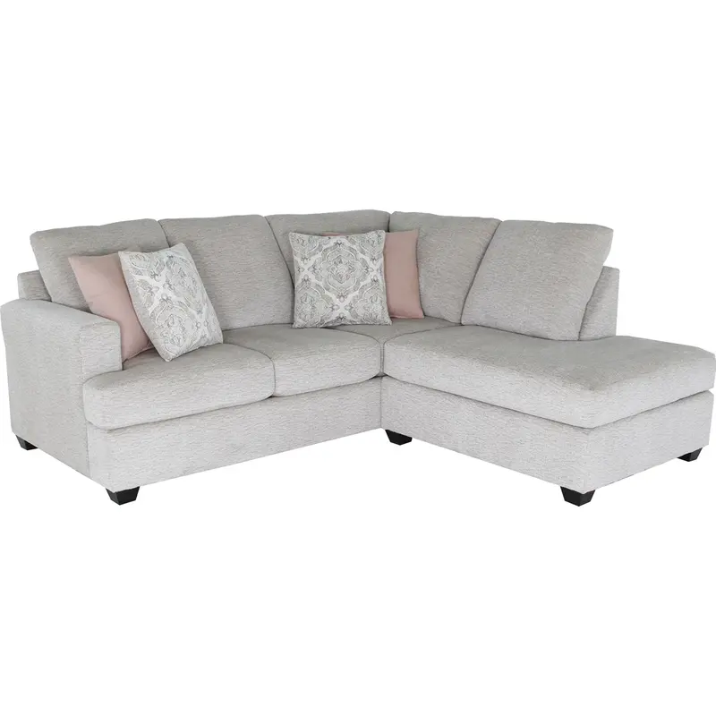 Ella 2-Piece L-Shaped Sectional Sofa With Reclining Options 1