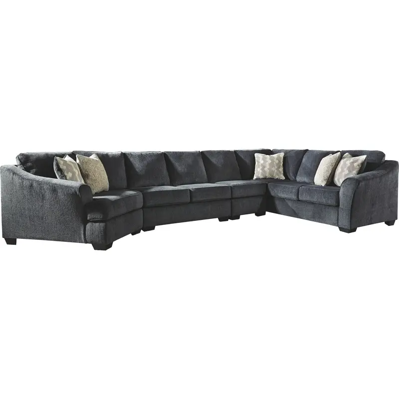 Eltmann Four-Piece Sectional With Built-In Cuddler Seat 1