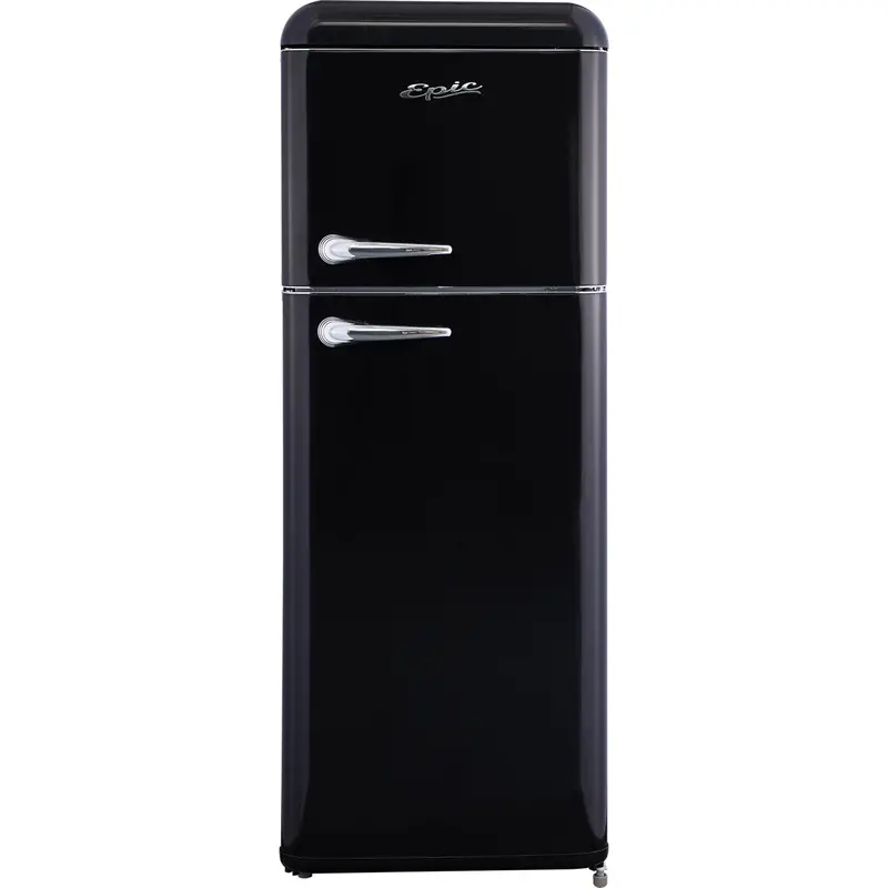 Epic 8.2 Cu Ft Top-Freezer Refrigerator Err82Bl-1 – Matte Black 1