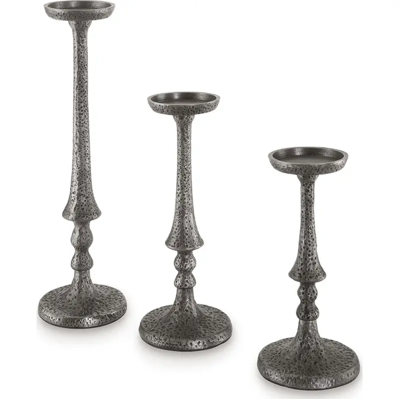 Eravell Set Of Three Decorative Candle Holders – Mixed Heights 1