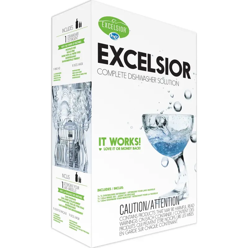 Excelsior All-In-One Dishwasher Cleaning Kit (Hedish1Lwmgk-C) 1