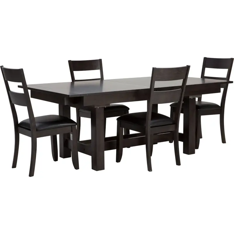 Extension-Ready Dining Table And Chair Set 1