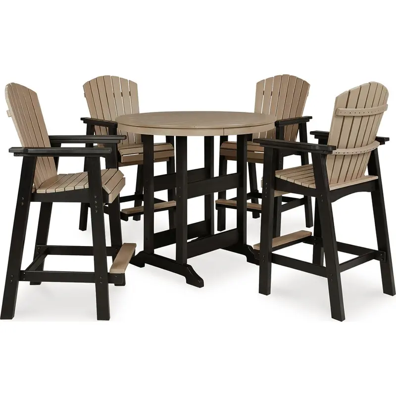 Fairen Trail Outdoor Bar Set With Counter-Height Seating 1