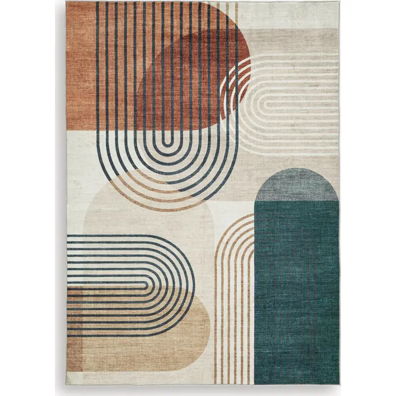 Farrendale Contemporary Area Rug – Soft Texture & Neutral Tones 1