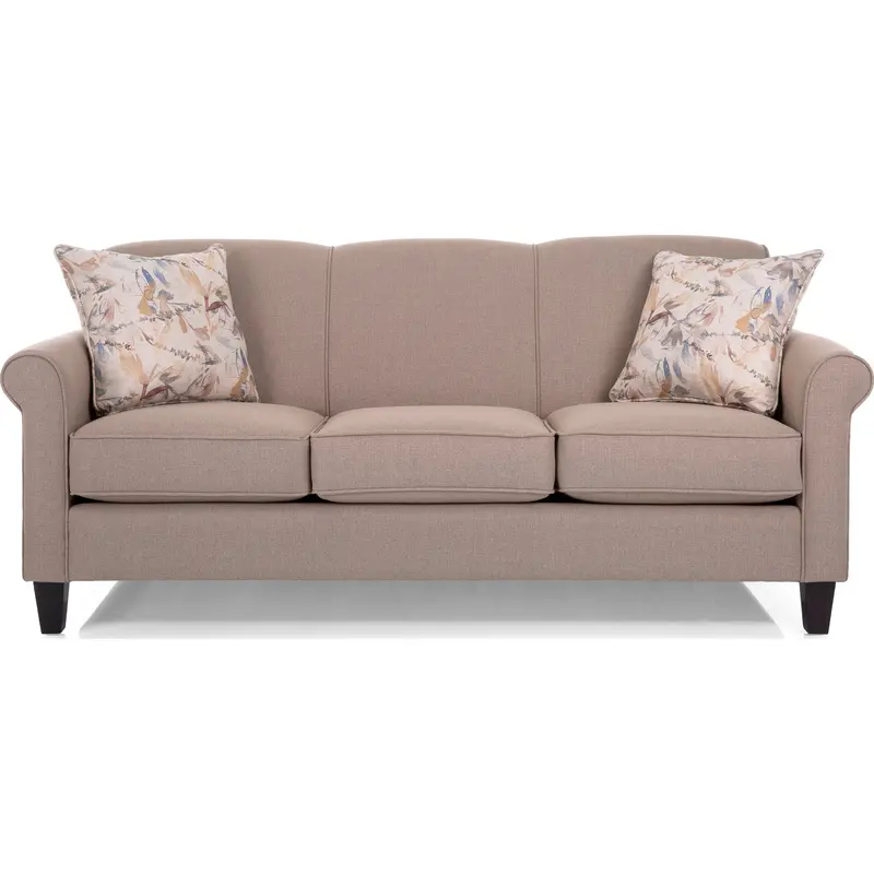 Fiona Contemporary Sofa – Reclaim Sand Textured Linen 1