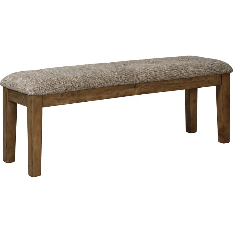 Flaybern Brown Fabric Dining Bench (Model D595-00) 1