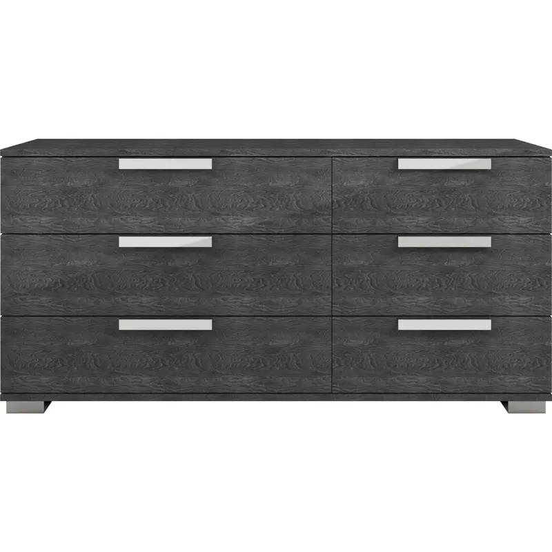 Florence Grey Dresser With Mirror Option 1