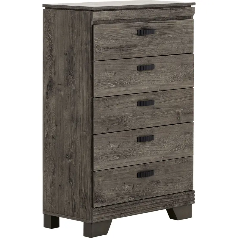 Fontana 6-Drawer Chest – Alabaster Oak Veneer 1