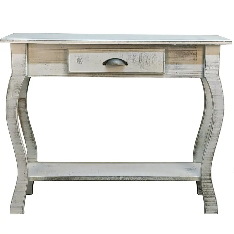 Foyer White Accent Table 1