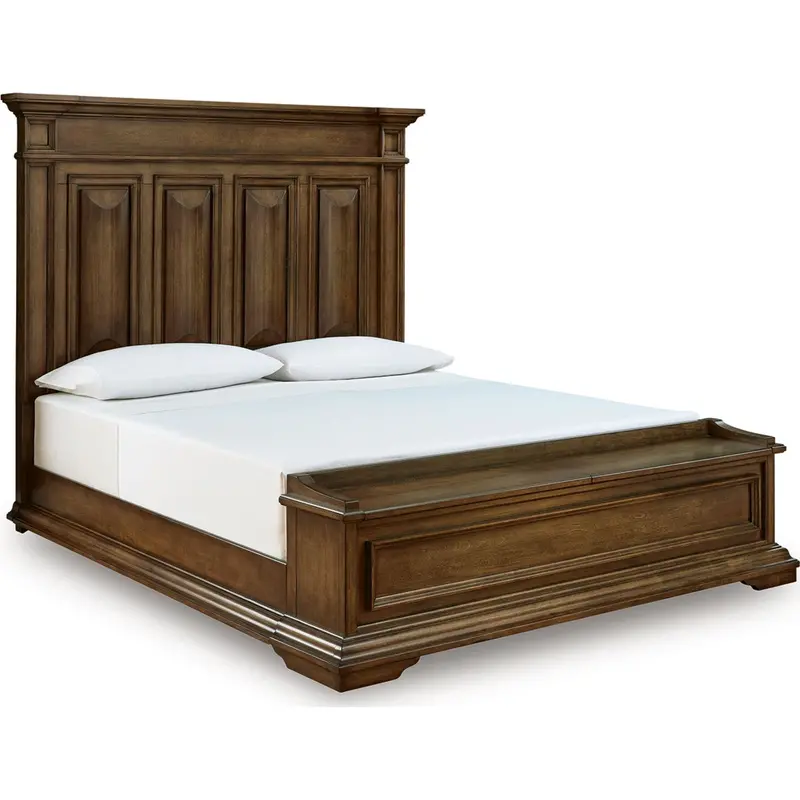 Frantanna Brown King Storage Bed 1