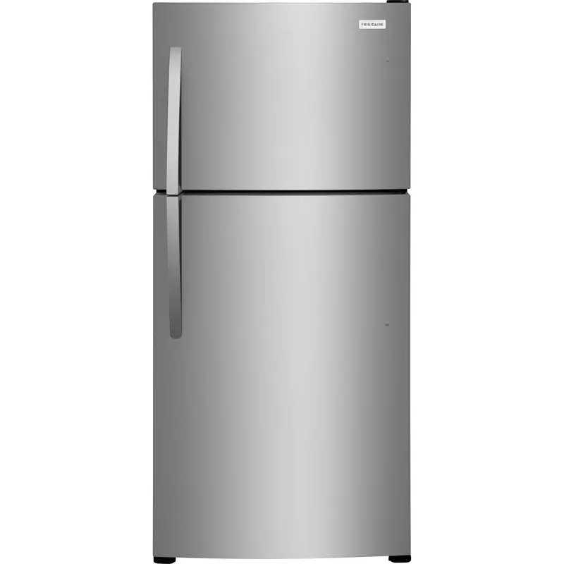 Frigidaire 20 Cu. Ft. Garage-Ready Top-Freezer Refrigerator – Stainless Steel (Ffht2022As) 1