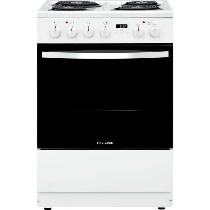 Frigidaire 24-Inch Freestanding Electric Range – Sleek White Cooking Appliance (Fcfc241Caw) 1