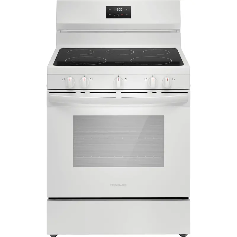 Frigidaire 30-Inch Electric Range – White (Fcre305Cbw) 1