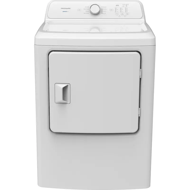 Frigidaire 7 Cu. Ft. White Electric Dryer With Auto Dry – Model Flve700Caw 1
