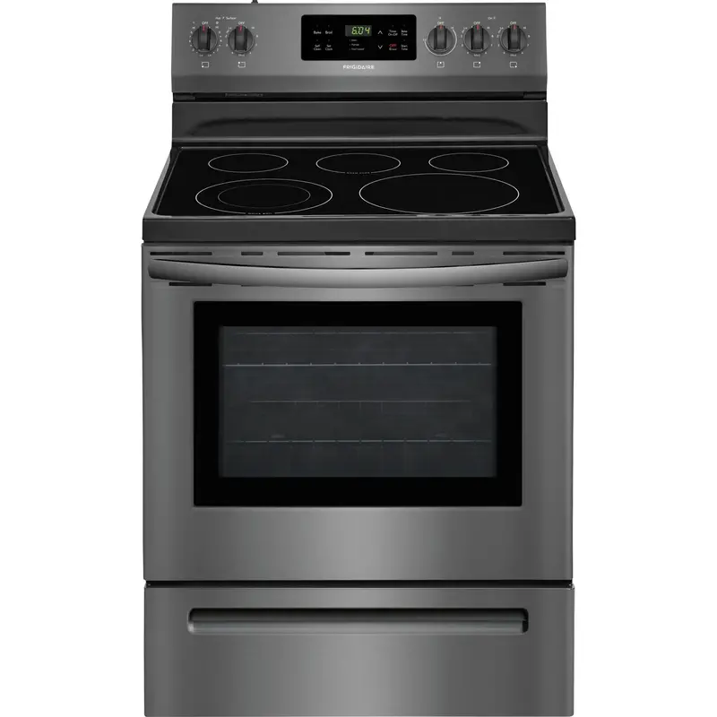 Frigidaire Black Stainless Self-Cleaning Freestanding Range (Cfef3054Td) 1