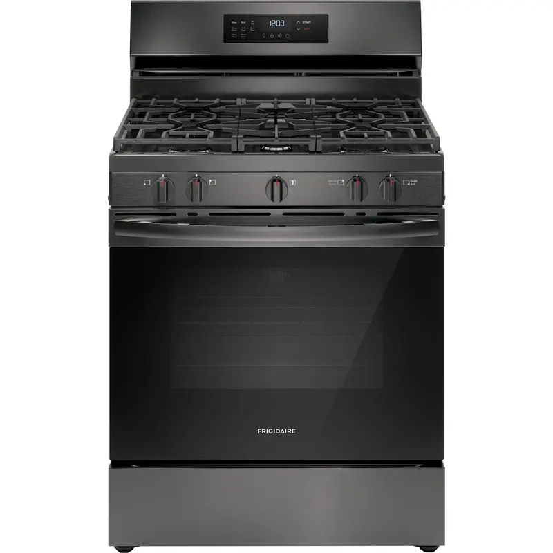 Frigidaire Black Stainless Steel Gas Range (Fcrg3083Ad) 1