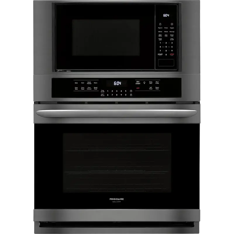 Frigidaire Fgmc3066Ud Black Stainless Steel 30-Inch Microwave-Wall Oven Unit 1