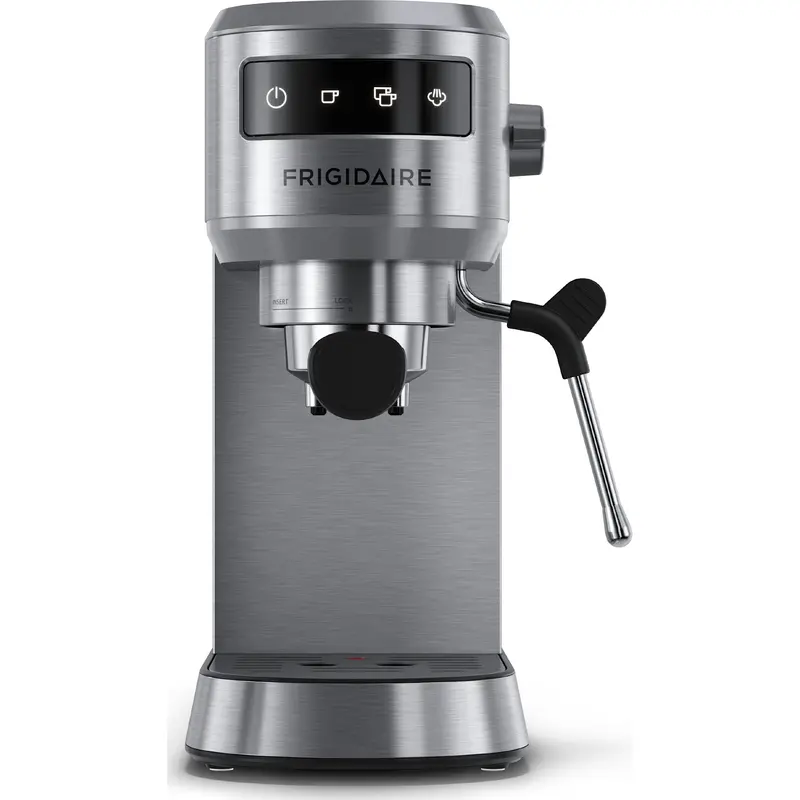 Frigidaire Frem100Ss Black Stainless Steel Steam Espresso Machine – Built-In Frother & Programmable Settings 1