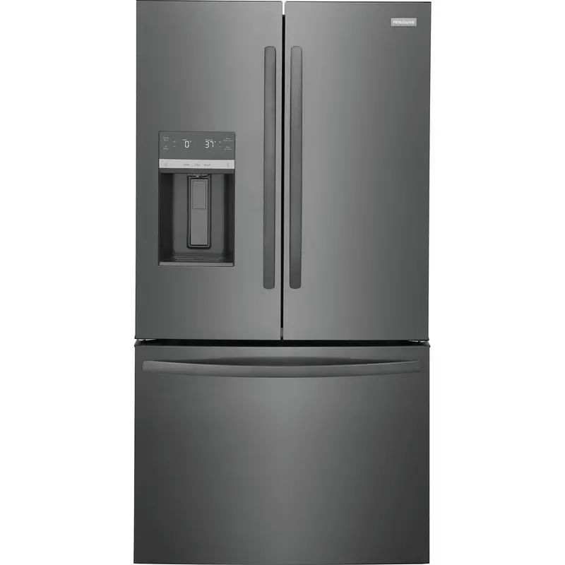 Frigidaire Frfs2823Ad: 28 Cu. Ft. Standard-Depth French Door Refrigerator In Black Stainless Steel 1