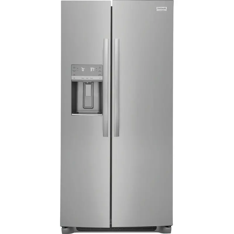 Frigidaire Gallery 22 Cu. Ft. Side-By-Side Refrigerator – Stainless Steel, 33-Inch Standard Depth (Grss2352Af) 1