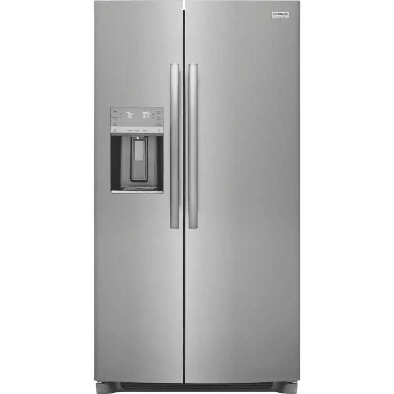 Frigidaire Gallery 22 Cu. Ft. Stainless Steel Counter-Depth Side-By-Side Refrigerator (Grsc2352Af) 1