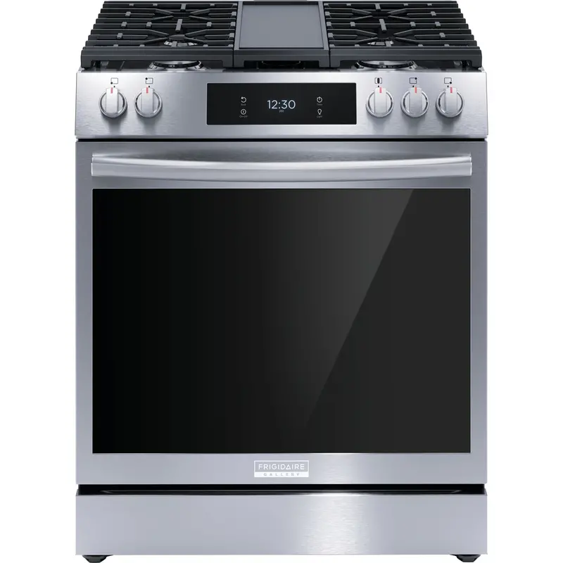 Frigidaire Gallery Gas Range Gcfg3060Bf With Smudge-Resistant Stainless Steel Surface 1