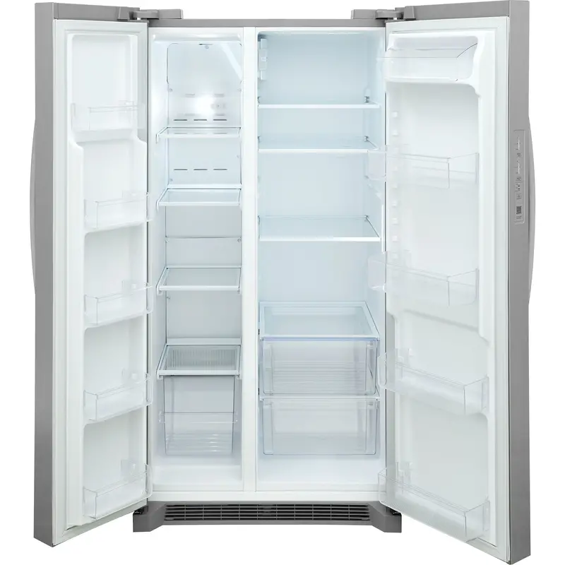 Frigidaire Gallery Side-By-Side Refrigerator – 26 Cu. Ft., 36" Standard Depth, Smudgeproof® Stainless, Model Frsn2610Af 1