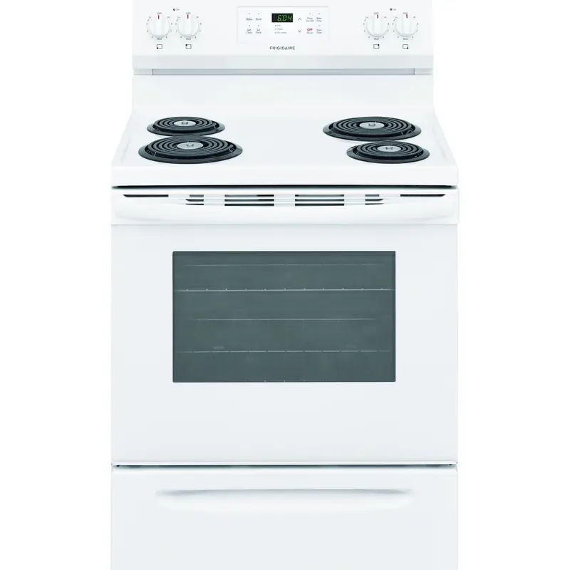 Frigidaire White Self-Cleaning Electric Range (Cfef3016Vw) 1