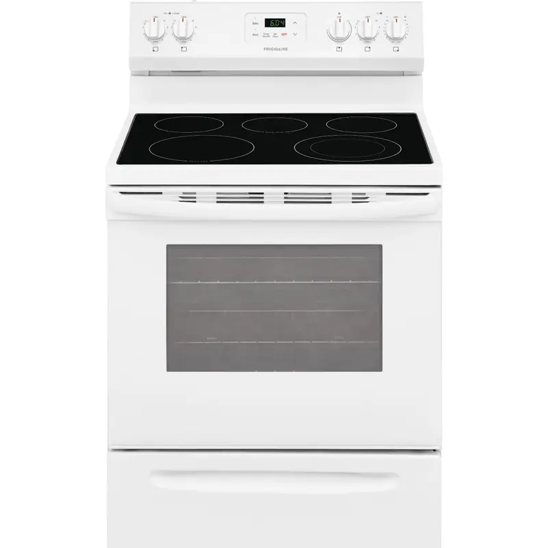 Frigidaire White Standard-Clean Range With Convection Oven (Fcre305Caw) 1
