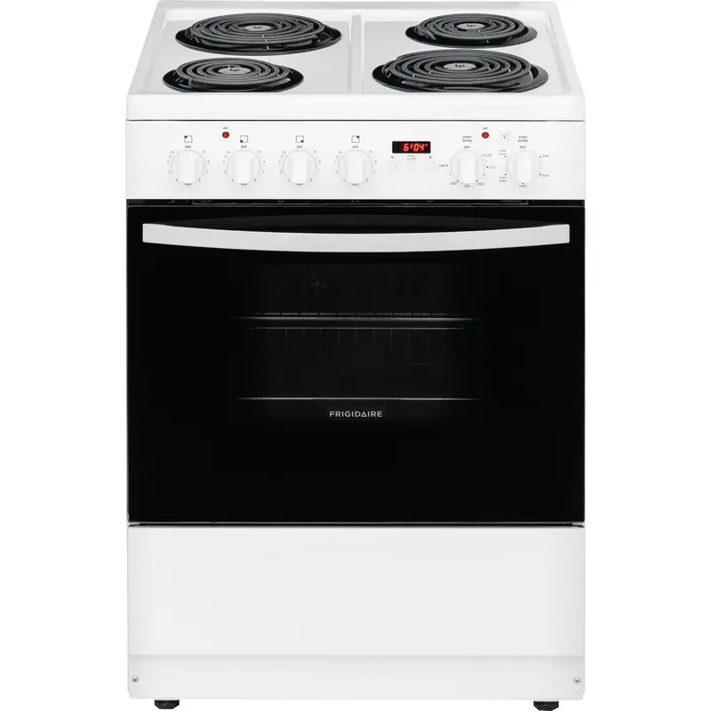 Frigidaire White True Convection Range – 24-Inch Wide (Cfeh2411Uw) 1
