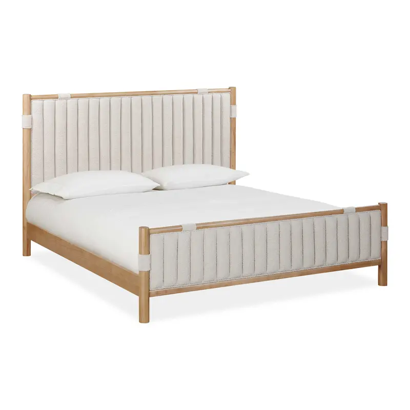 Furano Brun Bouclé And Ginger Full-Size Platform Bed 1