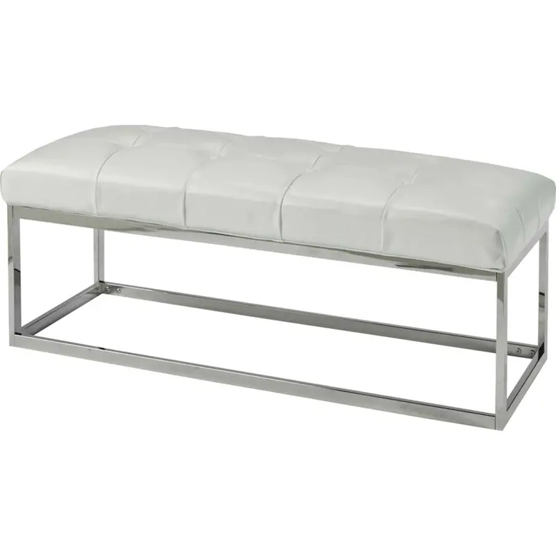 Gap Condo Bench – Sleek Leatherette Seating For Entryways Or Bedrooms 1