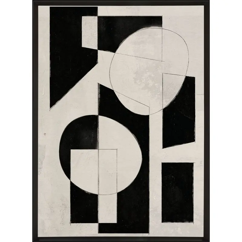 Geometric Abstract Ii Framed Wall Art – 22" X 30" 1