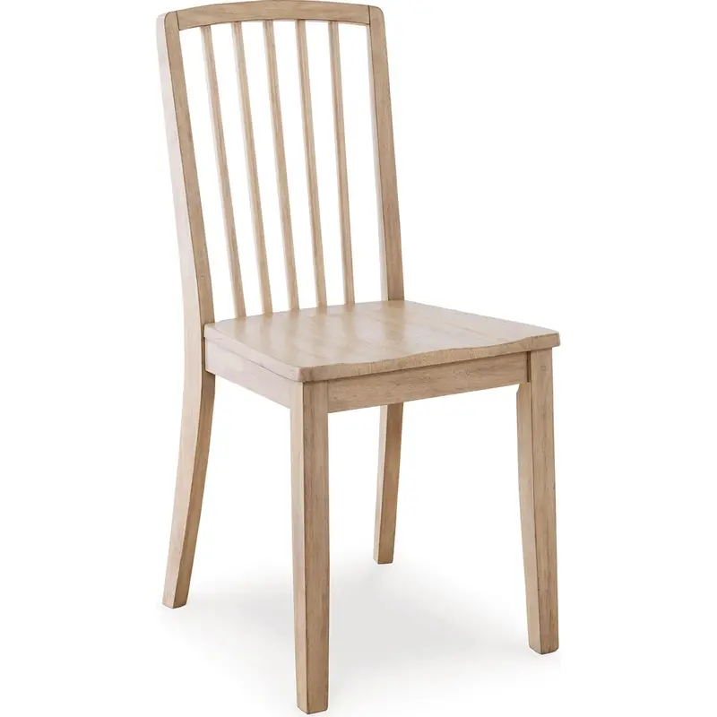 Gleanville Light Brown Side Chair – Modern Dining Seat (Model D511-01) 1