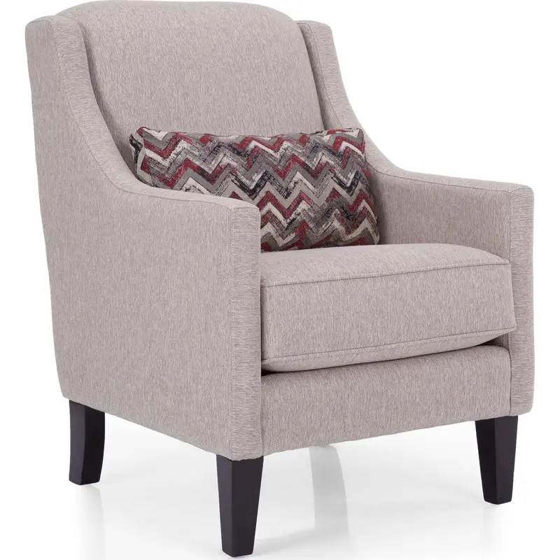 Glenda Statement Accent Chair – Sky Blue Velvet 1