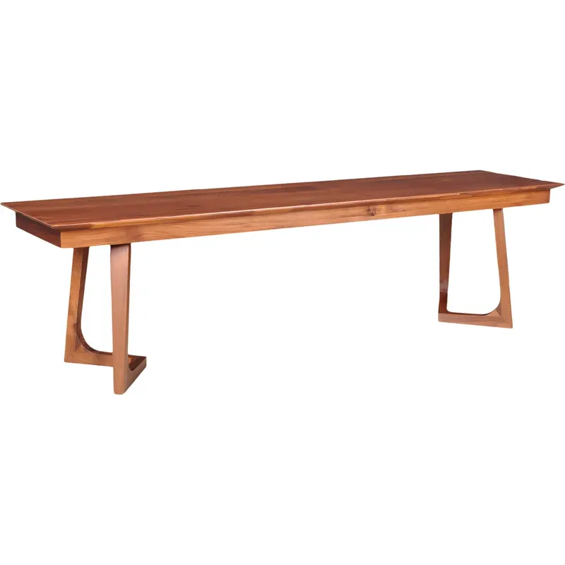 Godenza Brown Dining Bench – Solid Wood Seating Option (Model 1564633K) 1