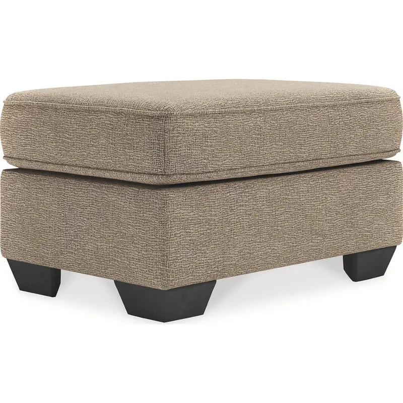 Greaves Rustic-Chic Ottoman In Driftwood Finish 1