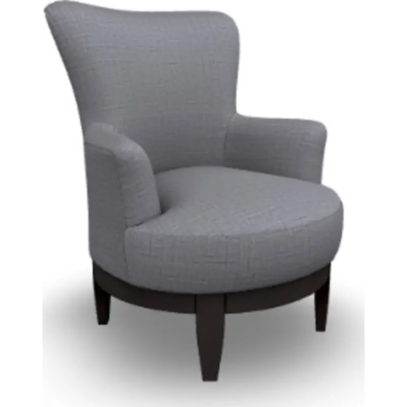 Grey Justine Accent Chair With Modern Design 1